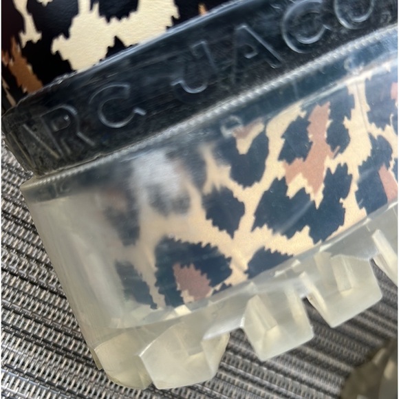 🎯Marc Jacobs The Stomper Boot Brown Black Leopard Multi EU37 US7 - Picture 12 of 14